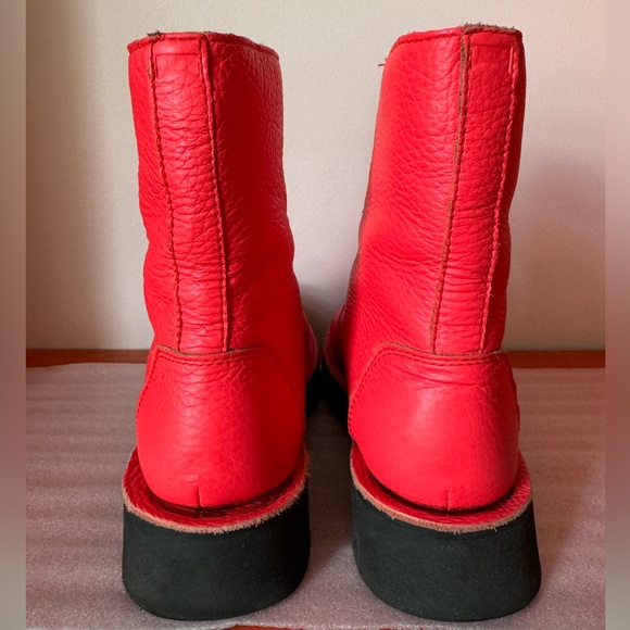 Camper Zip Up Ankle Boots in neon pink size US 6/EU 36 *RARE COLOR* - Picture 3 of 12